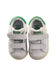 A White Sneakers from Adidas in size 12-18M for boy. (Back View)