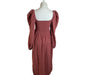 A Burgundy Long Sleeve Dresses from Nothing Fits But in size L for maternity. (Back View)