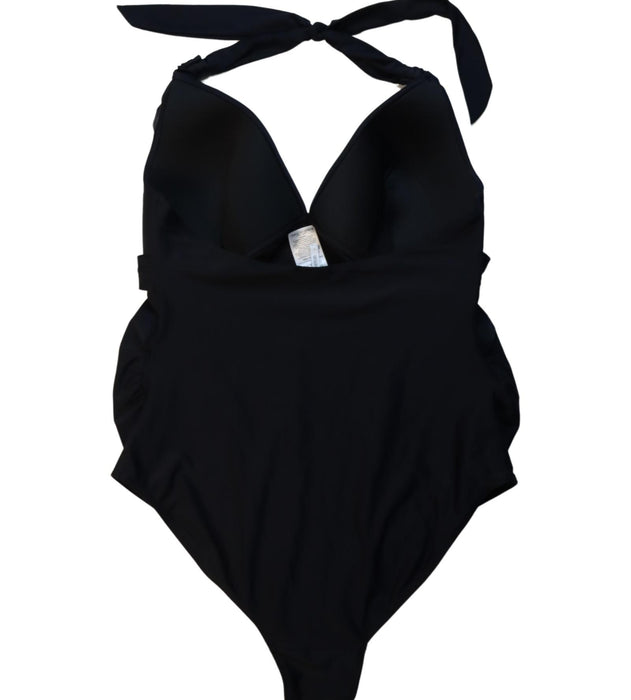 A Black Swimsuits from Seraphine in size L for maternity. (Back View)