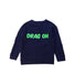 A Navy Crewneck Sweatshirts from Stella McCartney in size 4T for boy. (Back View)