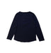 A Navy Long Sleeve T Shirts from Crewcuts in size 4T for girl. (Back View)