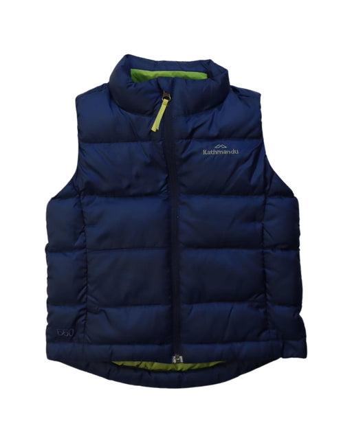 A Navy Outerwear Vests from Kathmandu in size 4T for boy. (Front View)