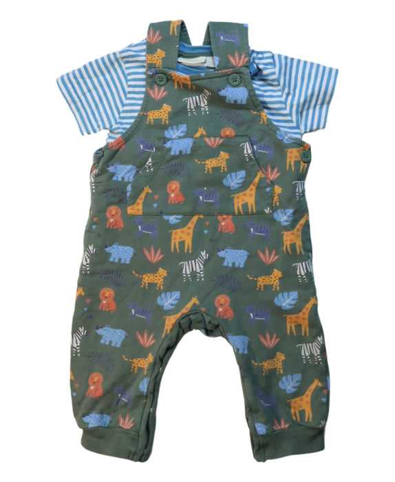 A Multicolour Short Sleeve Jumpsuits from Jojo Maman Bébé in size 6-12M for boy. (Front View)