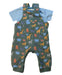 A Multicolour Short Sleeve Jumpsuits from Jojo Maman Bébé in size 6-12M for boy. (Front View)