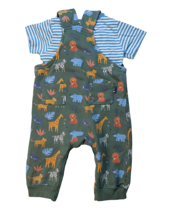 A Multicolour Short Sleeve Jumpsuits from Jojo Maman Bébé in size 6-12M for boy. (Back View)