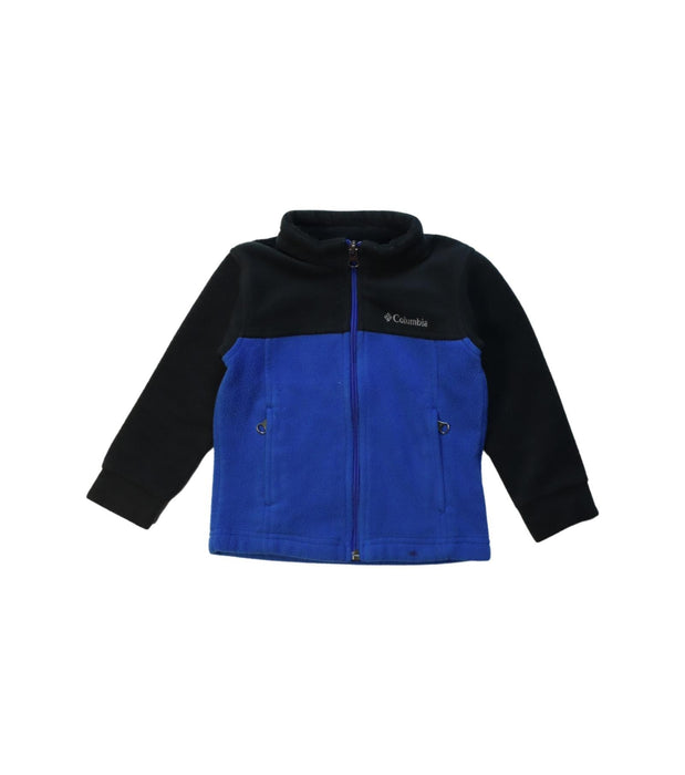 A Black Lightweight Jackets from Columbia in size 3T for boy. (Front View)