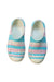 A Multicolour Aqua Shoes from Native Shoes in size 4T for girl. (Back View)