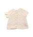 A White Short Sleeve Tops from Nanos in size 6-12M for girl. (Back View)