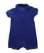 A Blue Short Sleeve Rompers from Petit Bateau in size 6-12M for boy. (Back View)