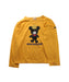 A Yellow Long Sleeve T Shirts from Miki House in size 7Y for boy. (Front View)