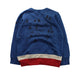 A Blue Crewneck Sweatshirts from Miki House in size 7Y for boy. (Back View)