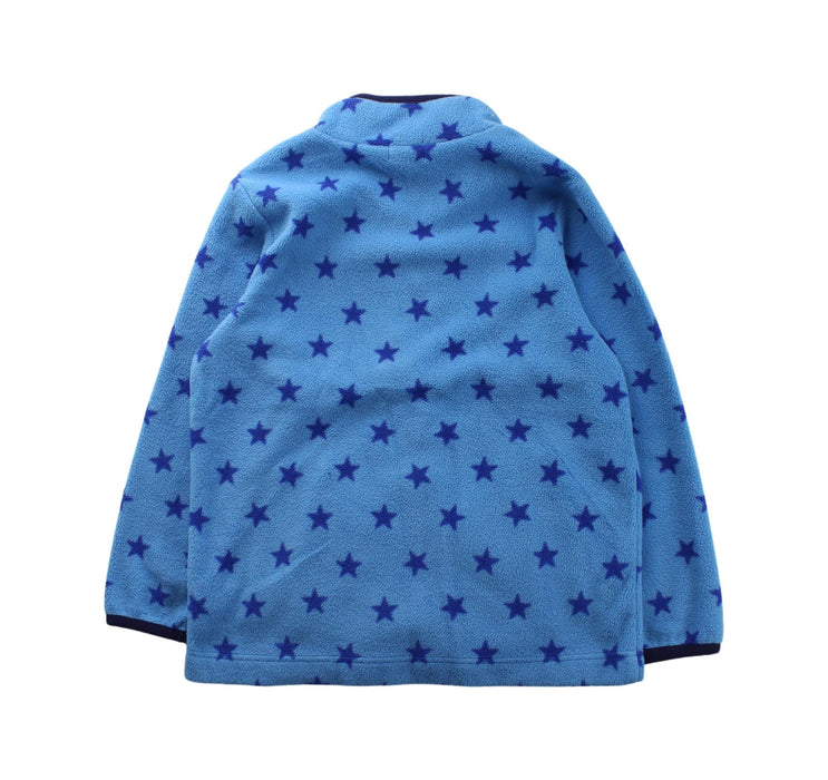 A Blue Lightweight Jackets from Miki House in size 4T for girl. (Back View)