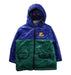 A Blue Rain Jackets from Miki House in size 4T for boy. (Front View)