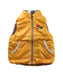 A Yellow Outerwear Vests from Miki House in size 4T for neutral. (Front View)