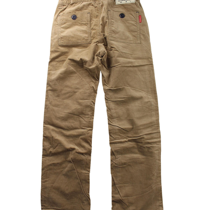 A Brown Casual Pants from Miki House in size 7Y for boy. (Back View)