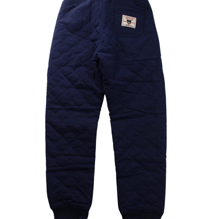 A Blue Sweatpants from Miki House in size 7Y for boy. (Back View)