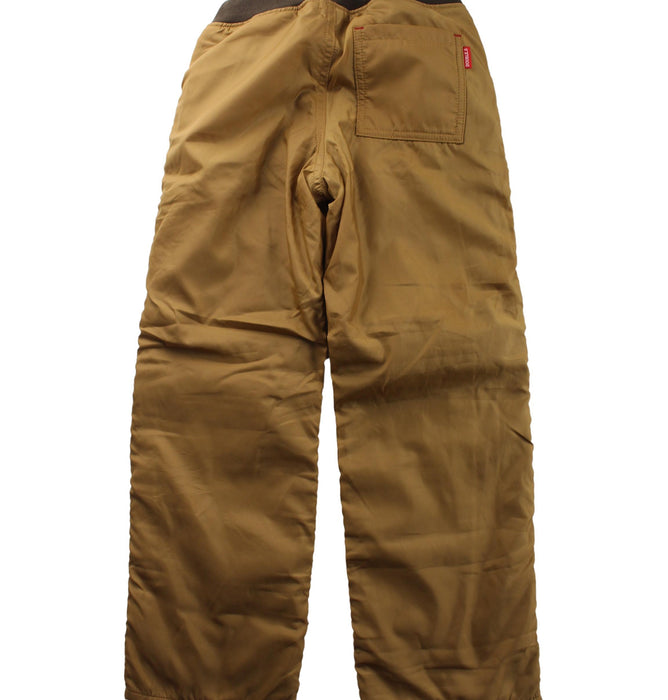 A Brown Casual Pants from Miki House in size 5T for boy. (Back View)