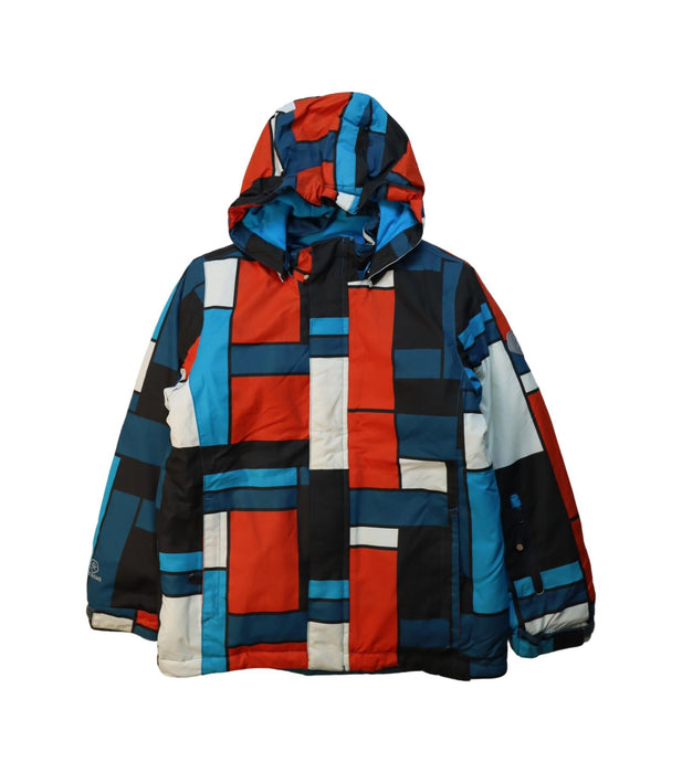 A Multicolour Ski Jackets from Color Kids in size 6T for boy. (Front View)