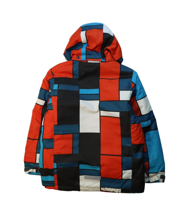 A Multicolour Ski Jackets from Color Kids in size 6T for boy. (Back View)