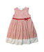 A Multicolour Sleeveless Dresses from Chickeeduck in size 5T for girl. (Front View)