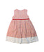 A Multicolour Sleeveless Dresses from Chickeeduck in size 5T for girl. (Back View)