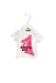 A White T Shirts from DSquared2 in size 3-6M for girl. (Front View)