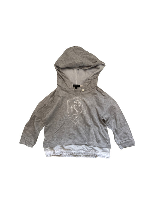 A Grey Hooded Sweatshirts from Ferrari in size 3T for neutral. (Front View)