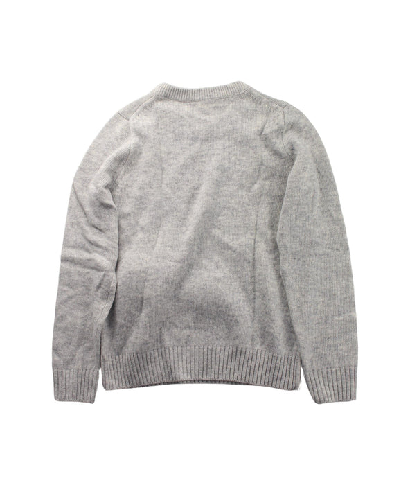 A Grey Knit Sweaters from Crewcuts in size 10Y for girl. (Back View)