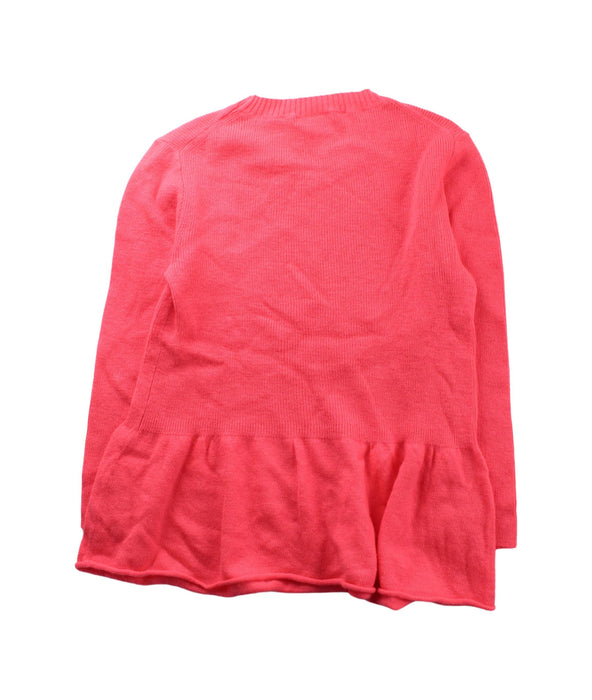 A Pink Knit Sweaters from Crewcuts in size 10Y for girl. (Back View)