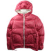 A Red Puffer/Quilted Jackets from Aigle in size 12Y for girl. (Front View)