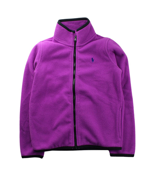 A Purple Lightweight Jackets from Ralph Lauren in size 8Y for girl. (Front View)