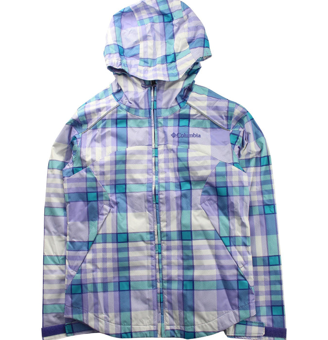 A Multicolour Lightweight Jackets from Columbia in size 7Y for boy. (Front View)