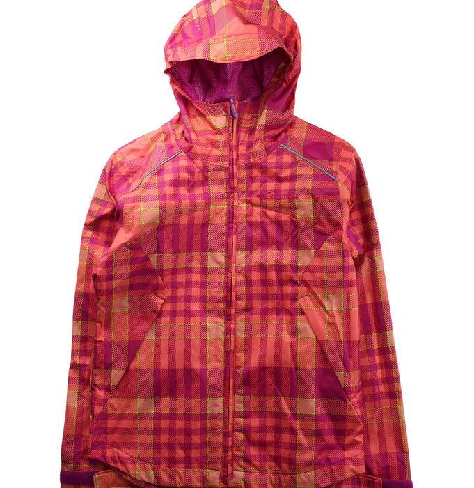 A Orange Lightweight Jackets from Columbia in size 7Y for neutral. (Front View)