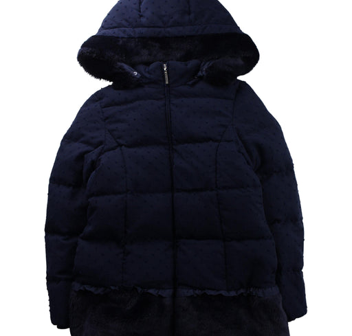 A Blue Puffer/Quilted Coats & Outerwear from Nicholas & Bears in size 12Y for girl. (Front View)
