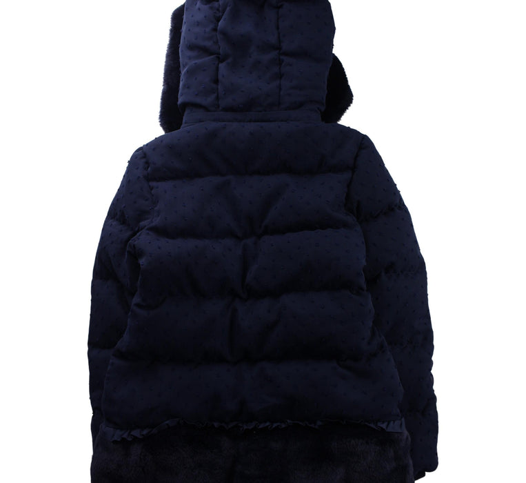 A Blue Puffer/Quilted Coats & Outerwear from Nicholas & Bears in size 12Y for girl. (Back View)