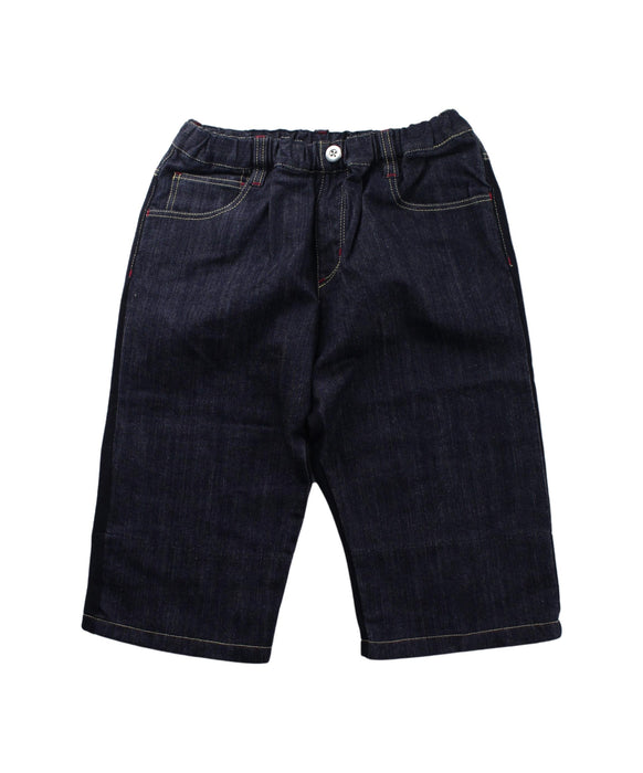 A Blue Shorts from Comme Ca Ism in size 7Y for boy. (Front View)