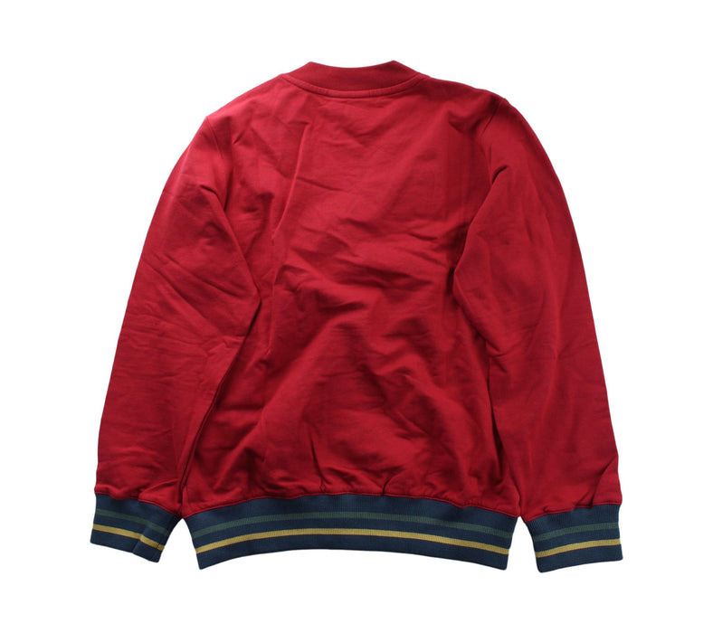 A Red Cardigans from Fendi in size 7Y for boy. (Back View)