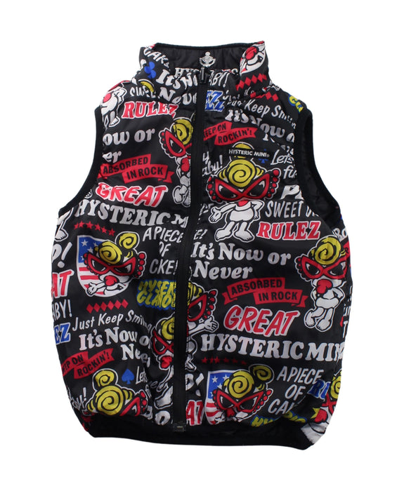 A Black Outerwear Vests from Hysteric Mini in size 4T for boy. (Back View)