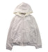 A White Zippered Sweatshirts from Ermanno Scervino in size 8Y for girl. (Front View)