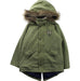 A Green Coats from Kladskap in size 7Y for boy. (Front View)