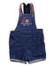 A Blue Overall Shorts from Terre De Marins in size 6-12M for boy. (Front View)