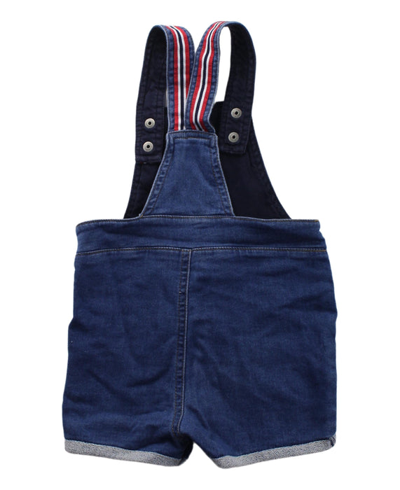 A Blue Overall Shorts from Terre De Marins in size 6-12M for boy. (Back View)