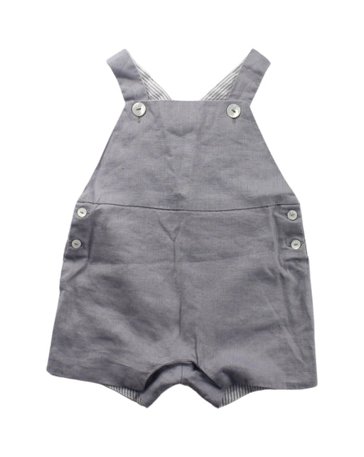 A Grey Overall Shorts from Jacadi in size 6-12M for boy. (Front View)