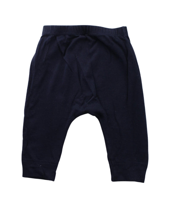 A Blue Sweatpants from Petit Bateau in size 3-6M for girl. (Back View)