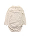 A White Long Sleeve Bodysuits from Petit Bateau in size 6-12M for boy. (Front View)