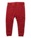 A Red Sweatpants from Petit Bateau in size 6-12M for girl. (Front View)