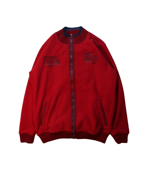 A Red Lightweight Jackets from Paul & Shark in size 14Y for boy. (Front View)