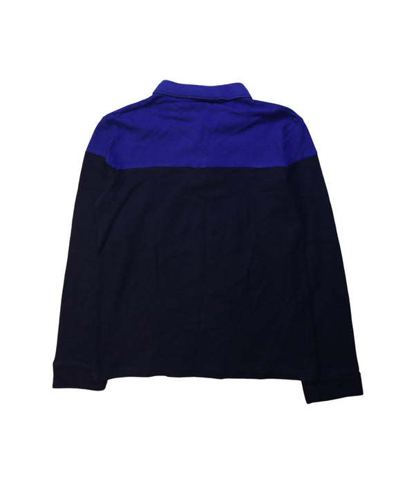 A Navy Long Sleeve Polos from Paul Smith in size 14Y for boy. (Back View)