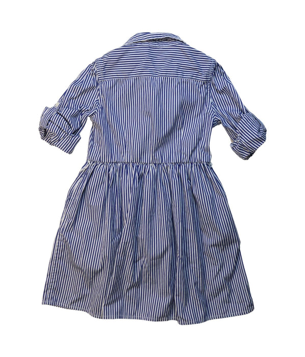 A Blue Long Sleeve Dresses from Polo Ralph Lauren in size 5T for girl. (Back View)