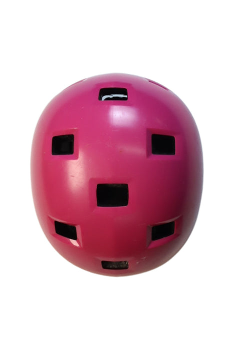 A Pink Bikes & Helmets from Oxelo in size XS for neutral. (Front View)